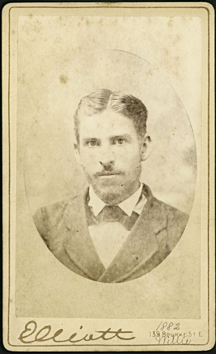 Portrait photographs by Florence Elliott of Bourke Street, Melbourne, Vic, Melbourne City (1881–84)