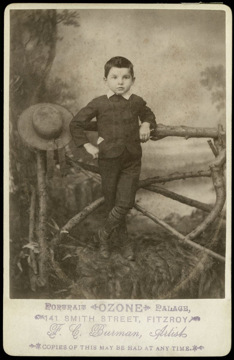 Portrait photographs by Frederick Charles Burman of Smith Street, Fitzroy, Vic (1891–92)