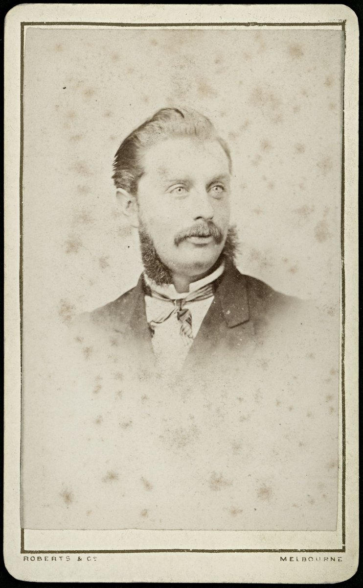 Portrait photographs of men by Roberts & Co., Bourke Street, Melbourne, Melbourne City (c. 1873)