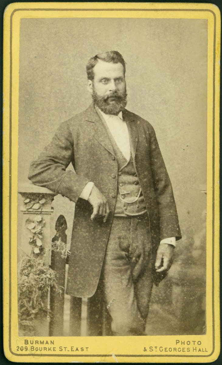 Portrait photographs by William J. Burman, 209 Bourke Street & St George's Hall, Melbourne, Melbourne City (1876–77)