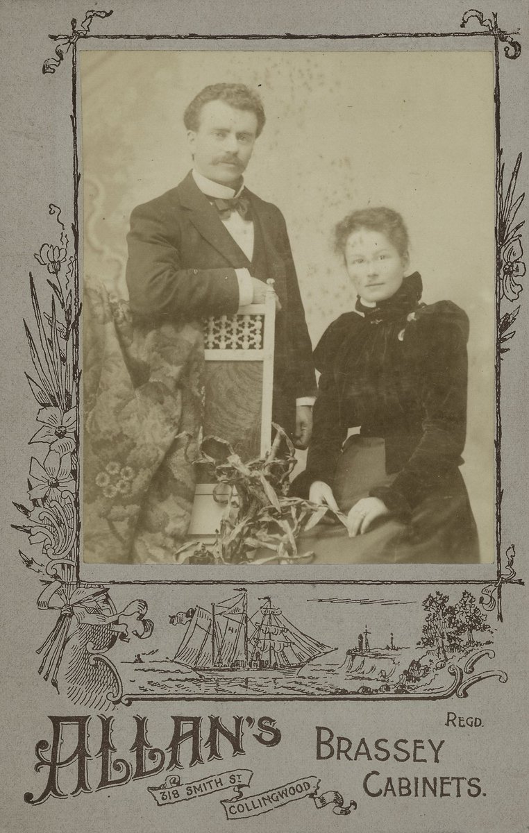 Portrait photographs by Mark Joseph Allan, Collingwood, Vic (1888–1900)