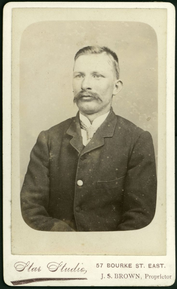 Portrait photographs from Star Studio, Bourke Street, Melbourne, J. S. Brown Proprietor, Melbourne City (1888–91)