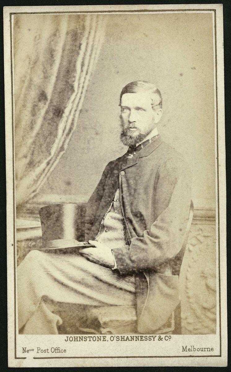 Studio portrait of unidentified man, Melbourne (1865–86)