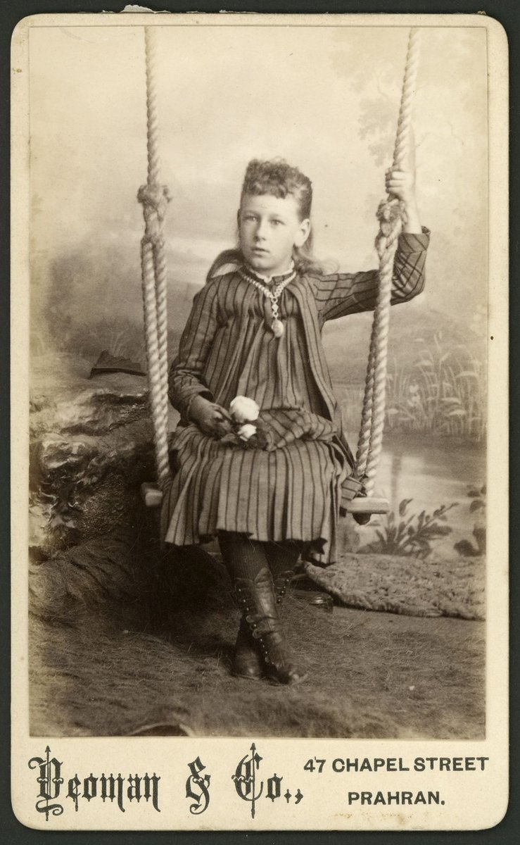 Portrait photographs by John Yeoman & Co., 87 Elgin Street, Carlton and 47 Chapel Street, Prahran (1884–89)