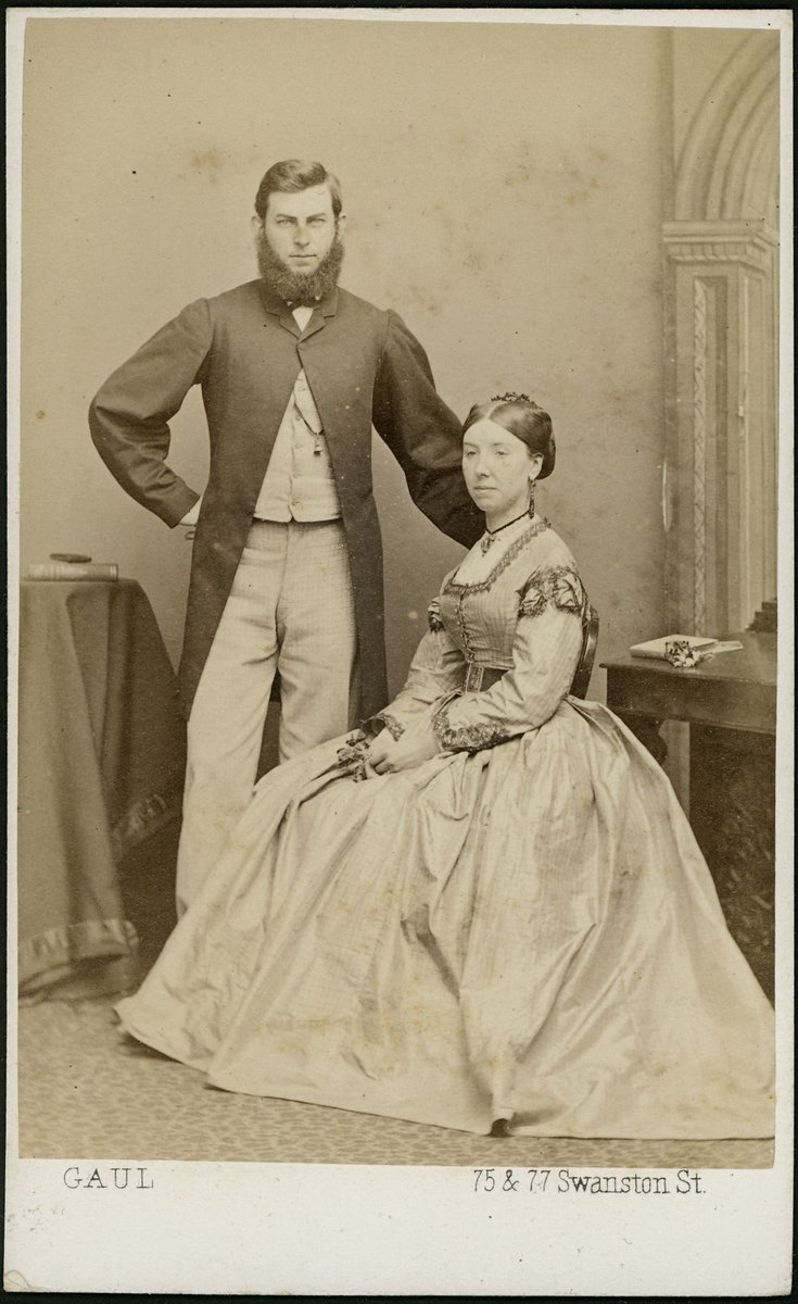 Portrait photographs from John Gaul of Swanston Street, Melbourne, Vic, Melbourne City (1866–67)