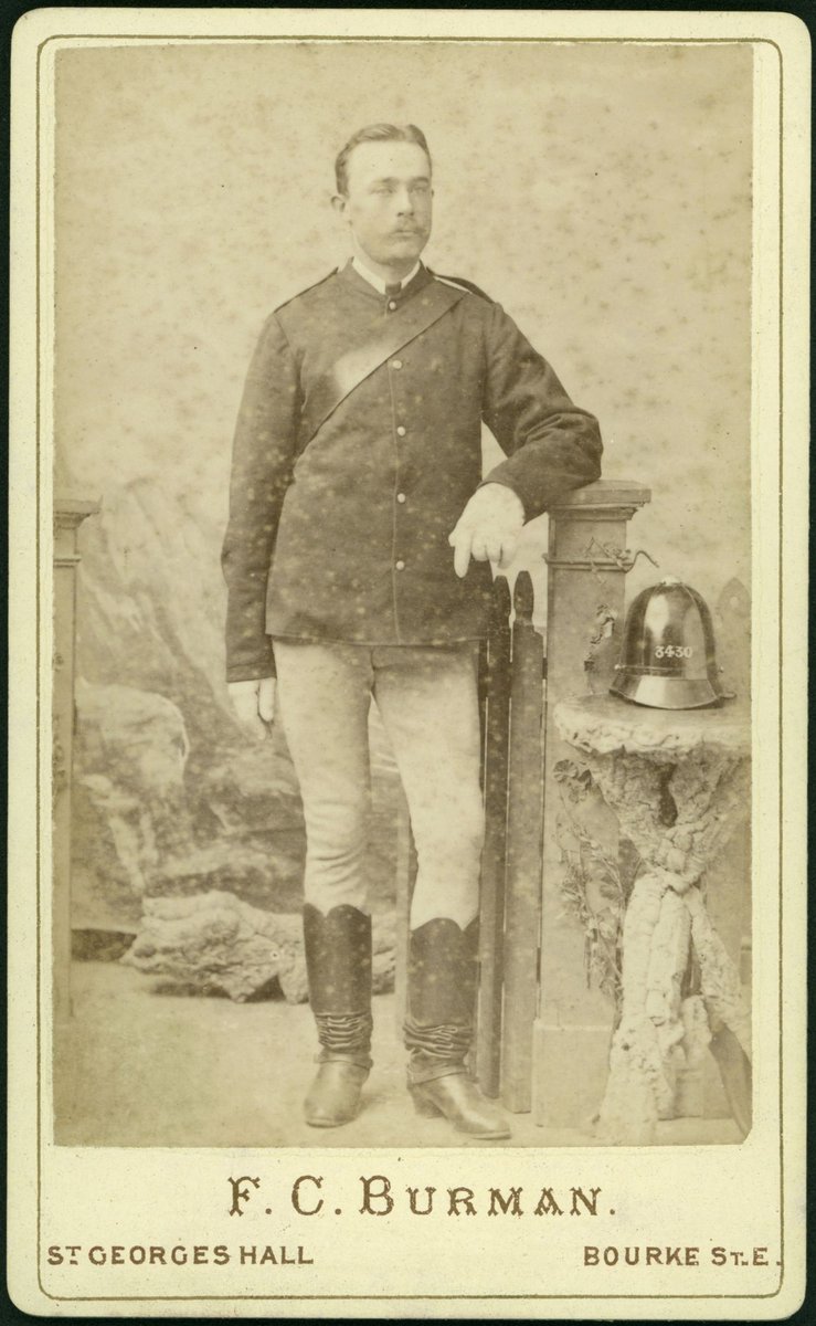 Portrait photographs by F. C. Burman, St George's Hall, Bourke Street, Melbourne, Melbourne City (1878–79)