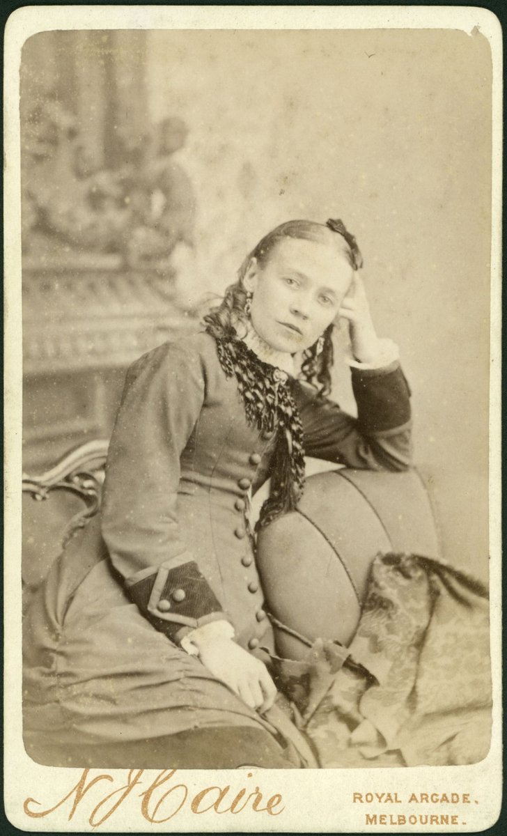 Portrait photographs by N. J. Caire, Royal Arcade Portrait Rooms, Melbourne, Vic, Melbourne City (c. 1878)