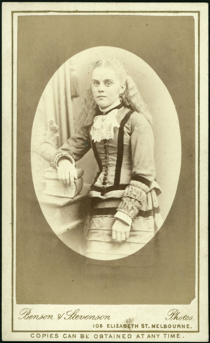 Portrait photographs by Benson & Stevenson, Elizabeth Street, Melbourne, Melbourne City (1872–80)