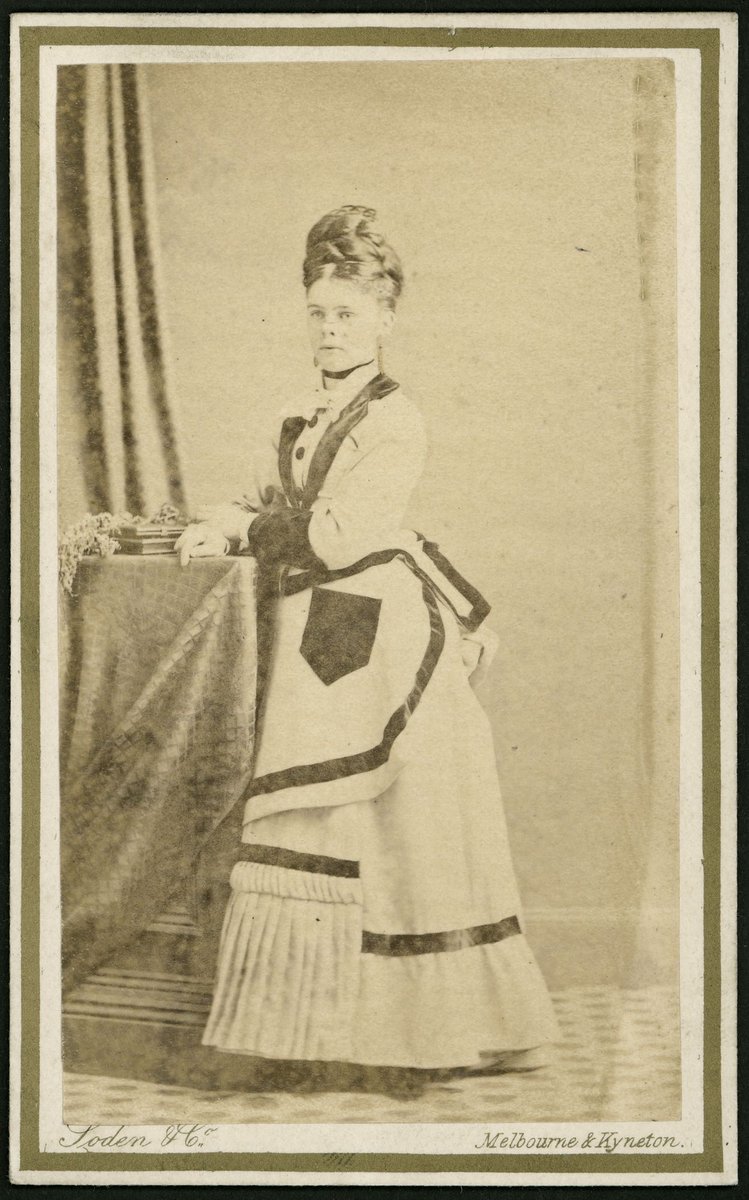 Portrait photographs by Soden & Co., Bourke Street, Melbourne, Vic, Melbourne City (c. 1875)