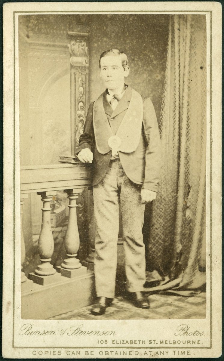 Portrait photographs by Benson & Stevenson, Elizabeth Street, Melbourne, Melbourne City (1872–80)