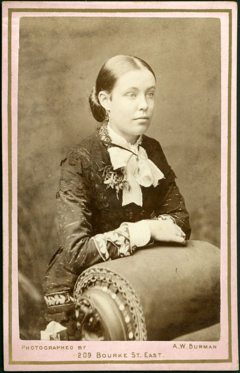 Portrait photographs by Arthur W. Burman, 209 Bourke Street, Melbourne, Melbourne City (1878–88)