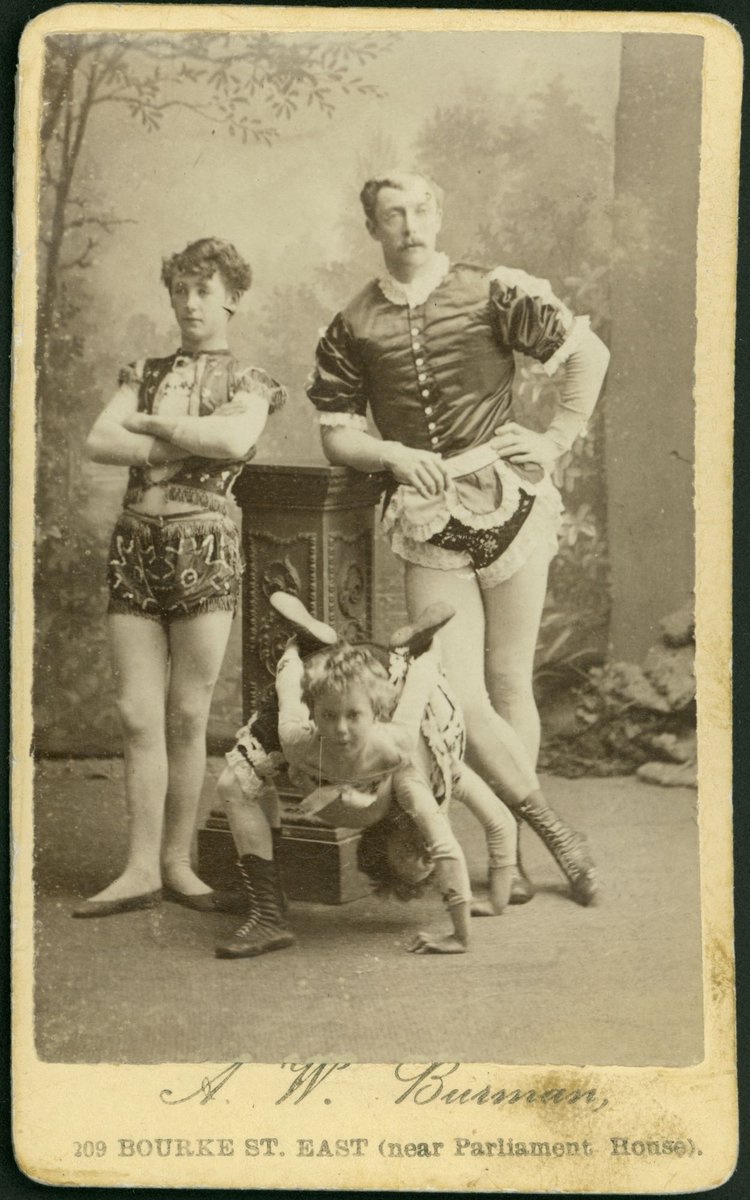 Portrait photographs by Arthur W. Burman, 209 Bourke Street, Melbourne, Melbourne City (1878–88)