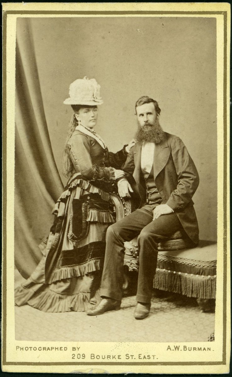 Portrait photographs by Arthur W. Burman, 209 Bourke Street, Melbourne, Melbourne City (1878–88)
