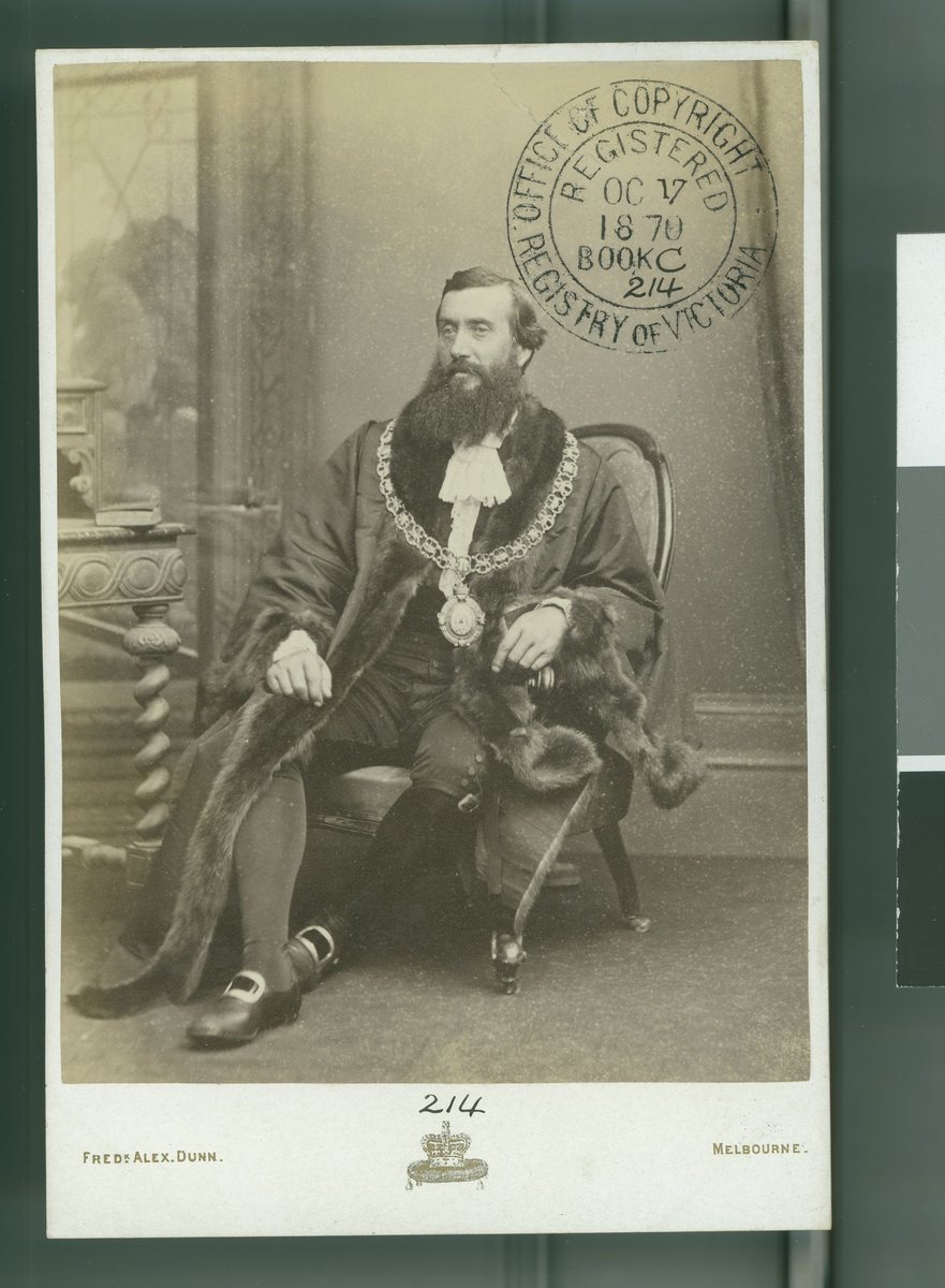 Samuel Amess, the Right Worshipful. The Mayor of Melbourne, Melbourne City (1870)