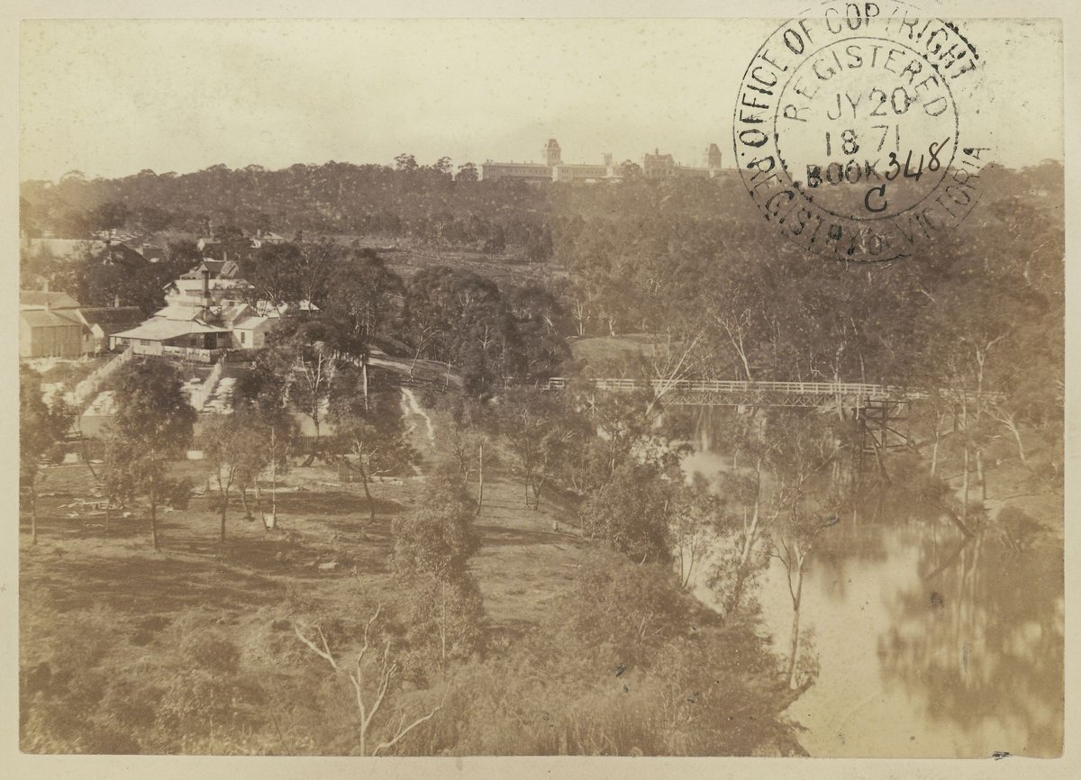 Yarra River, Studley Park, Kew (1871)
