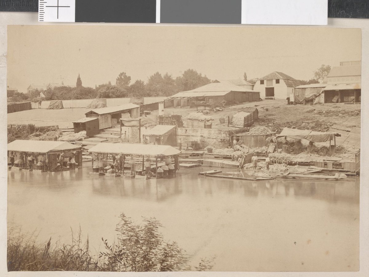 Woolwashing, South Yarra (1872)