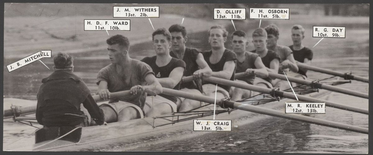 Melbourne Grammar crew, South Yarra (1949)