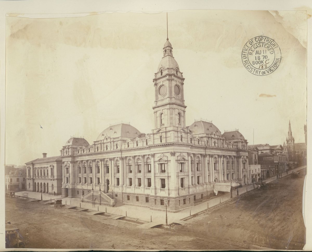 New Town Hall, Melbourne, Melbourne City (1870)