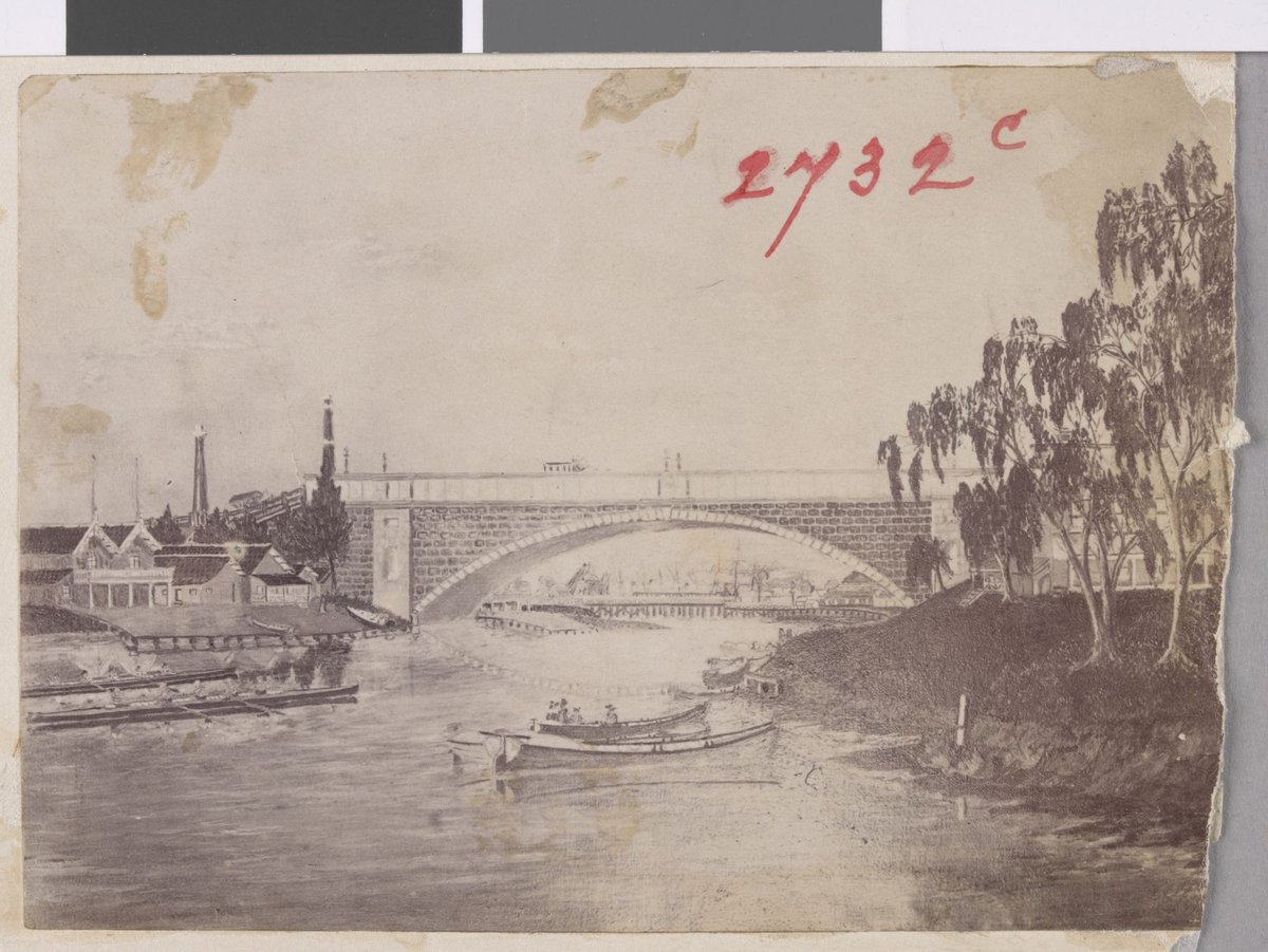 Old Princes Bridge Melbourne, Melbourne City (1893)