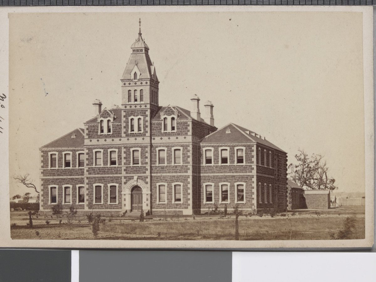 Blind Asylum, St. Kilda Rd, Melbourne City (1870)