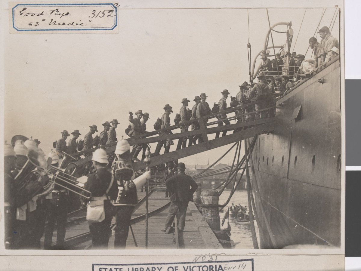 S.S. Medic in Melbourne, Port Melbourne (1899)