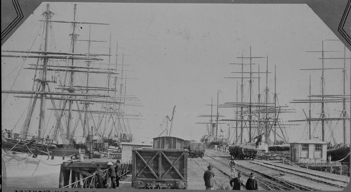 RAILWAY PIER WILLIAMSTOWN IN THE EARLY EIGHTIES, Port Melbourne (1880–85)