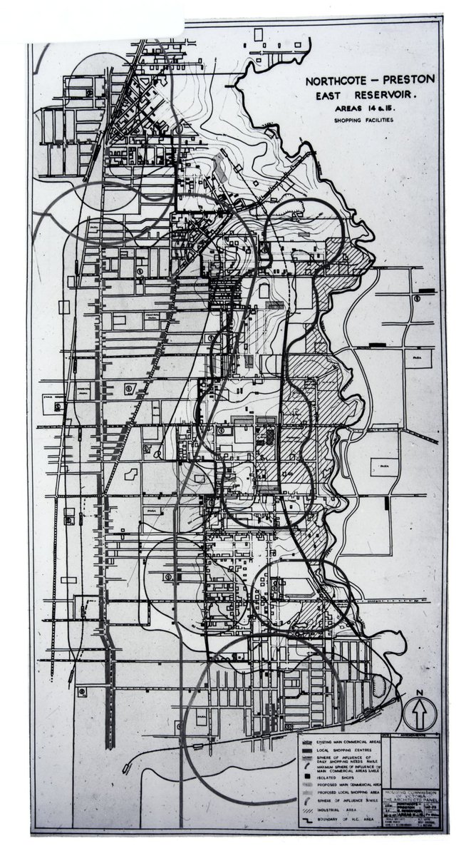 "Northcote, Preston, East Reservoir, areas 14 & 15 Vic." (1920–30)