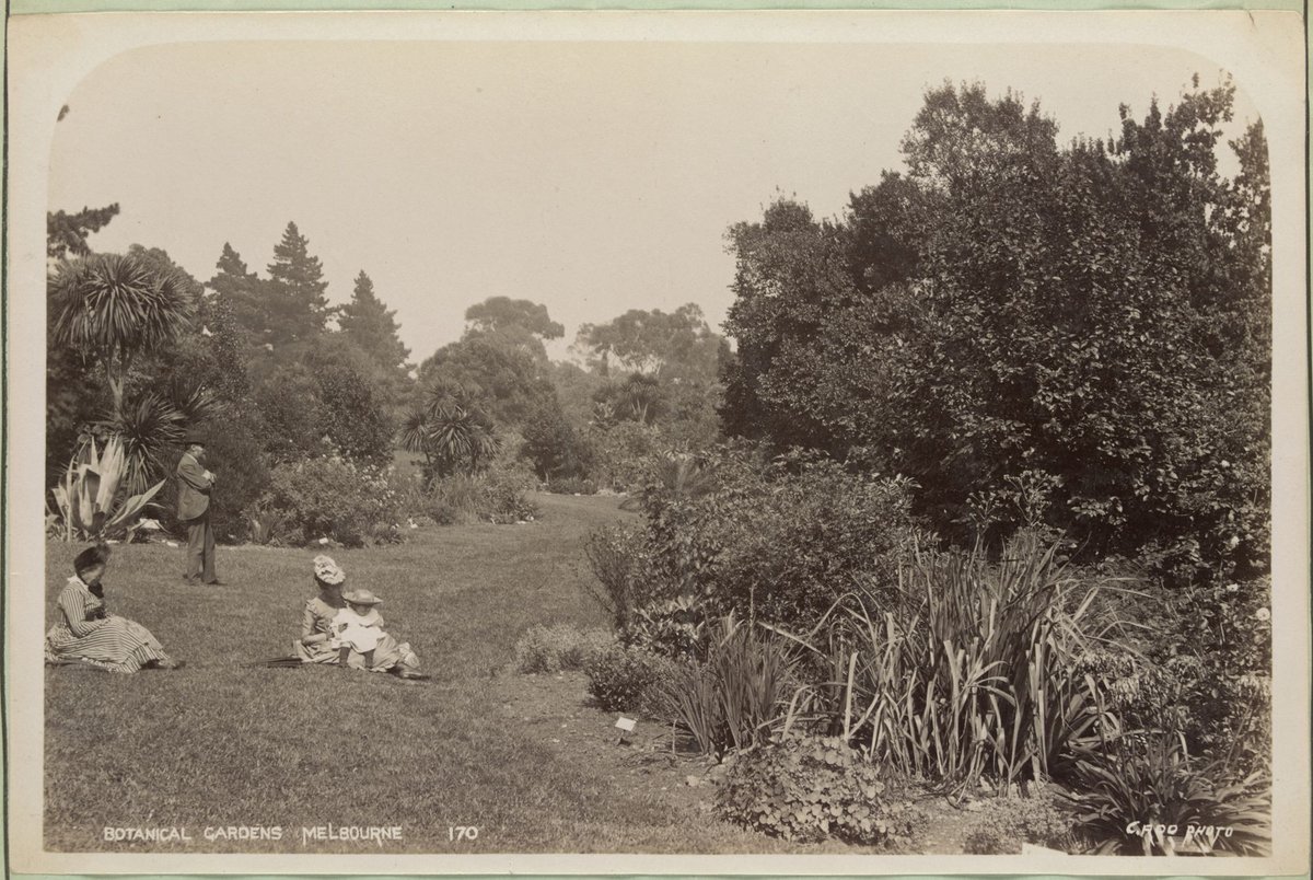 Botanical Gardens Melbourne, Melbourne City (1892–1900)