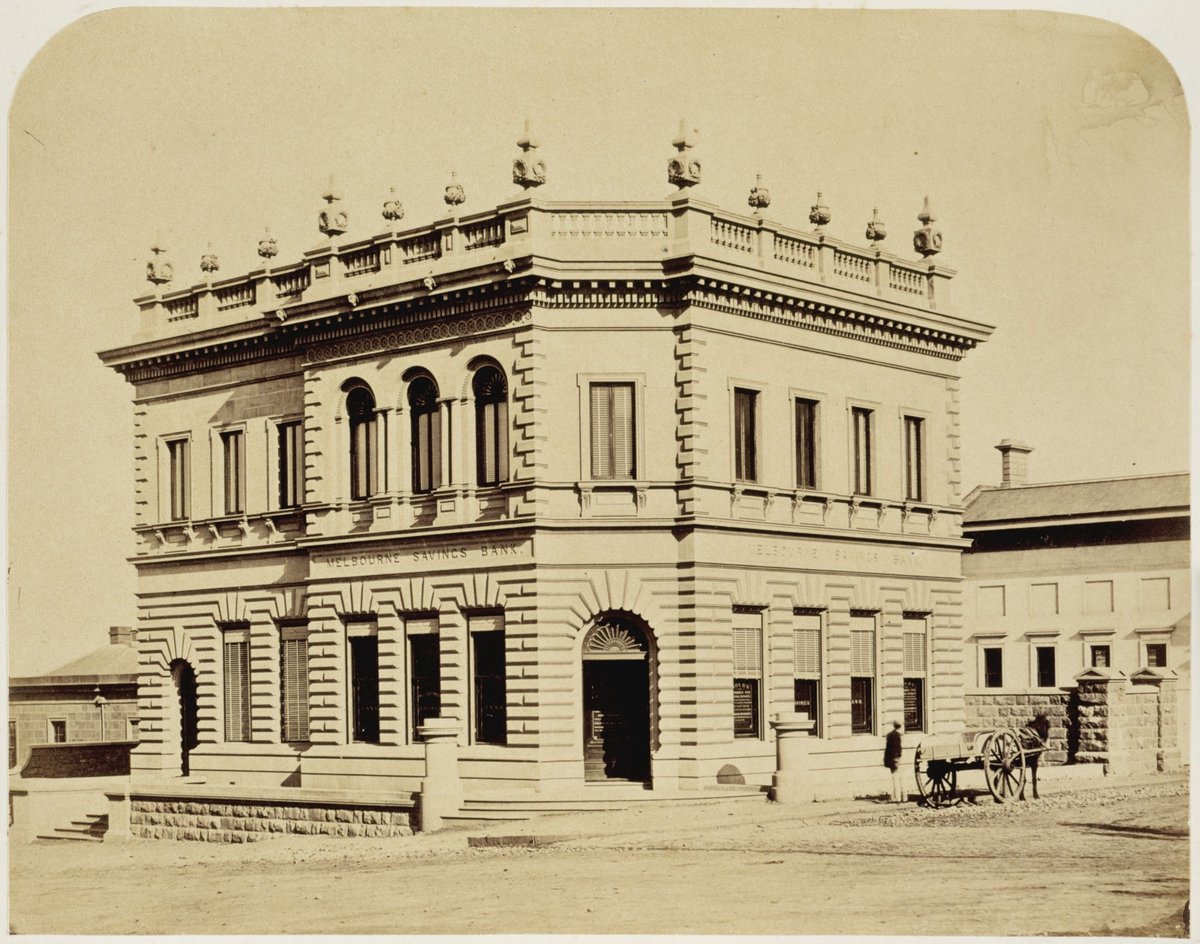 Melbourne Savings Bank, Melbourne City (1858)