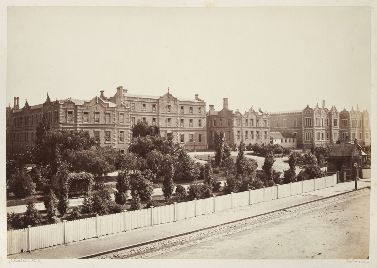 Melbourne Hospital, Melbourne City (1870–80)