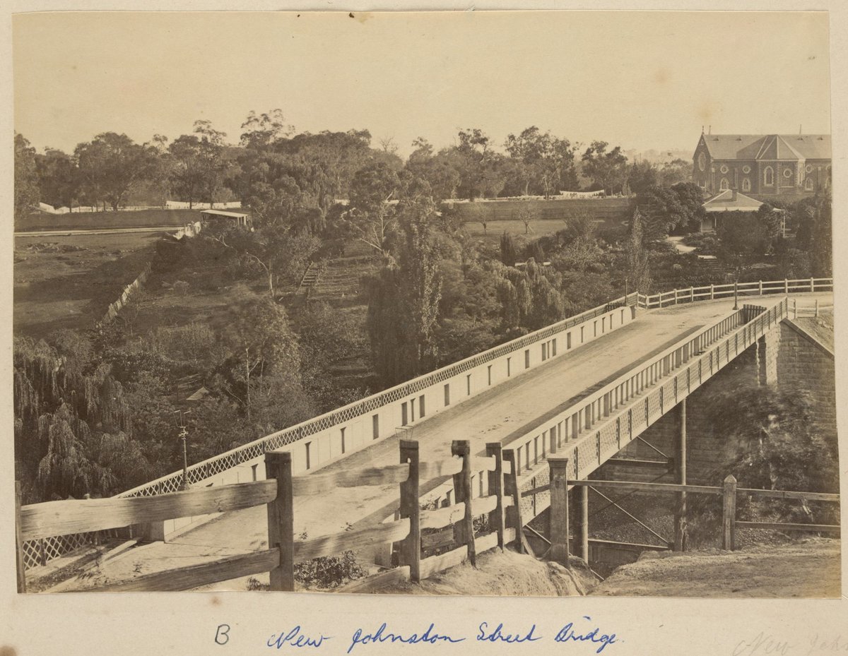 New Johnston Street Bridge [Melbourne] (1873–82)