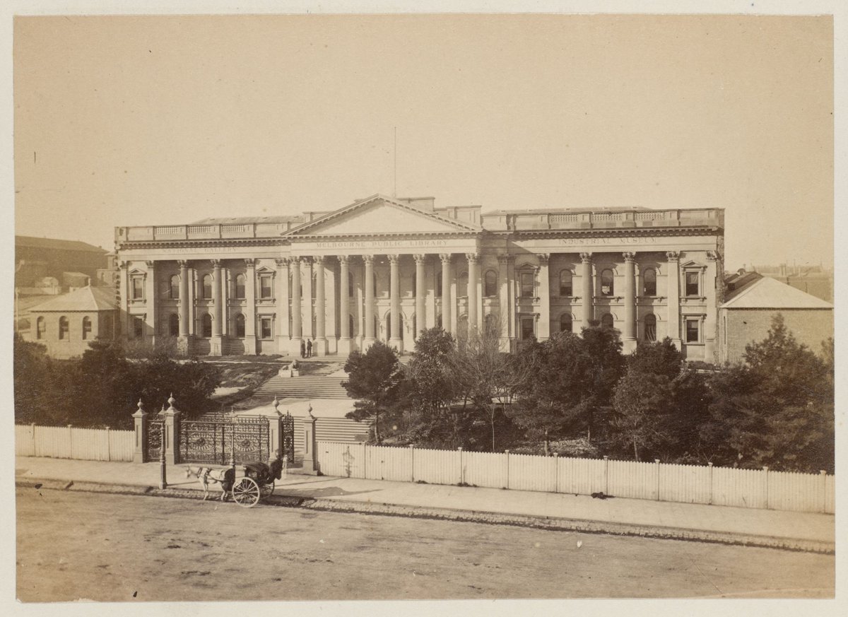 Public Library [Melbourne], Melbourne City (1875)