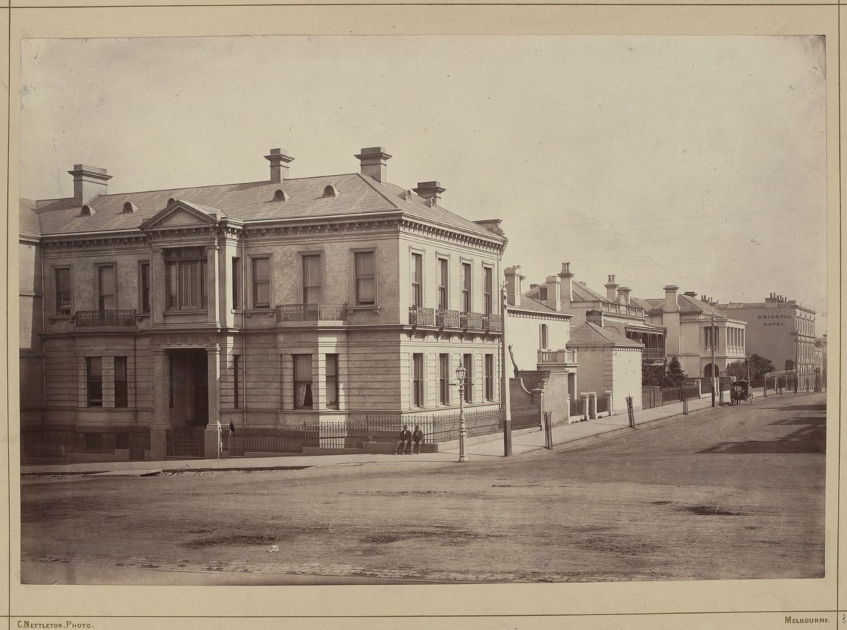 East Angle of Spring Street, Melbourne City (1862–79)