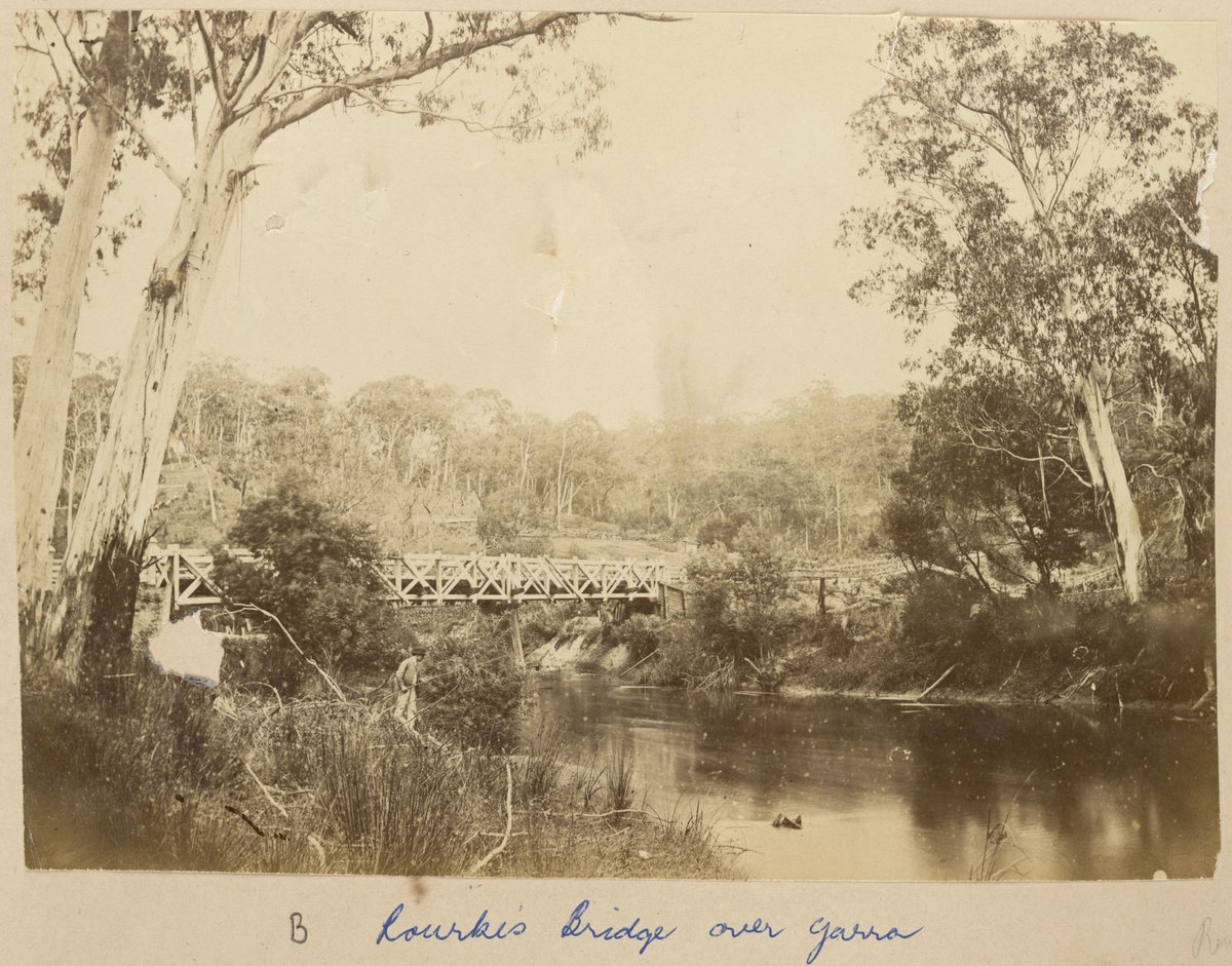 Rourke's Bridge over Yarra [Melbourne], Yarra River (1873–82)