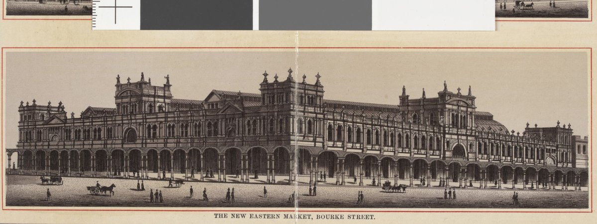 The New Eastern Market, Bourke Street [Melbourne], Melbourne City (c. 1880)