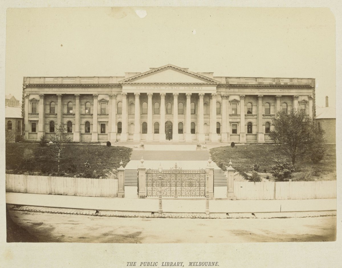 The Public Library, Melbourne, Melbourne City (1877)
