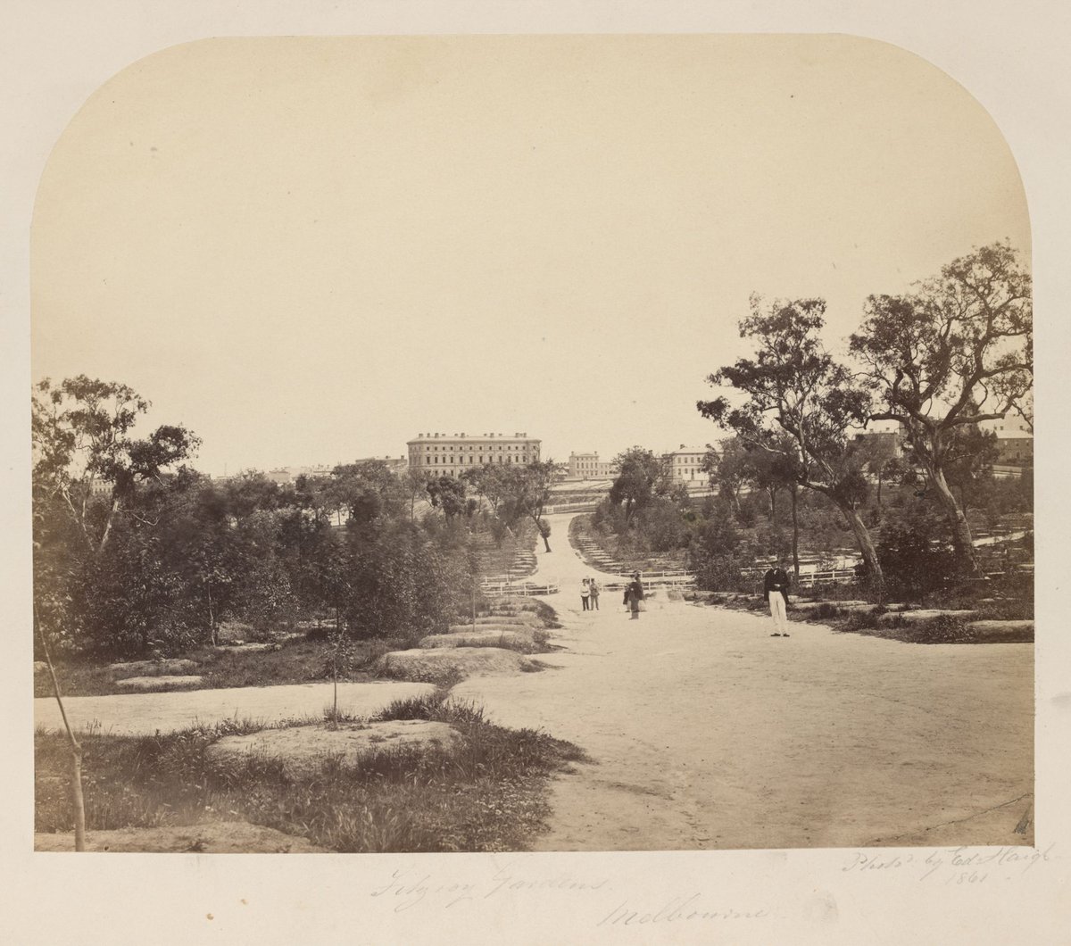 Fitzroy Gardens Melbourne, East Melbourne (c. 1861)