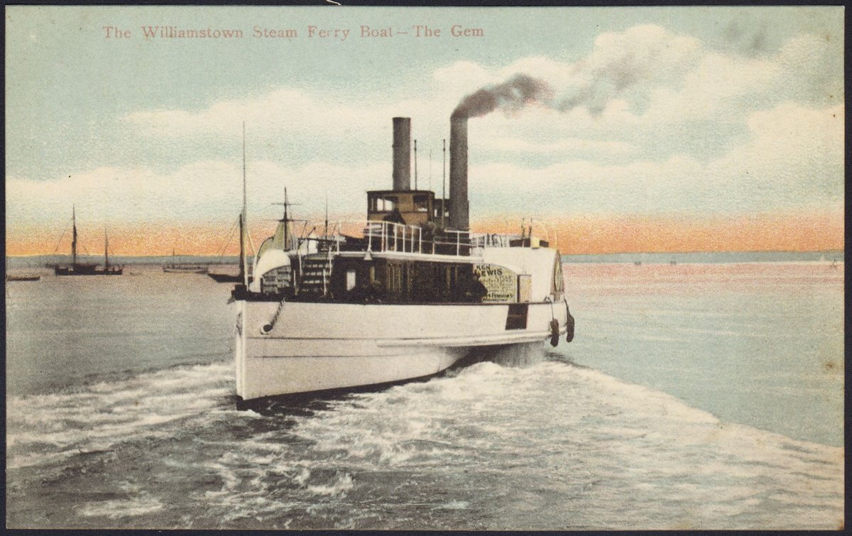 The Williamstown Steam Ferry Boat - The Gem (1900s)