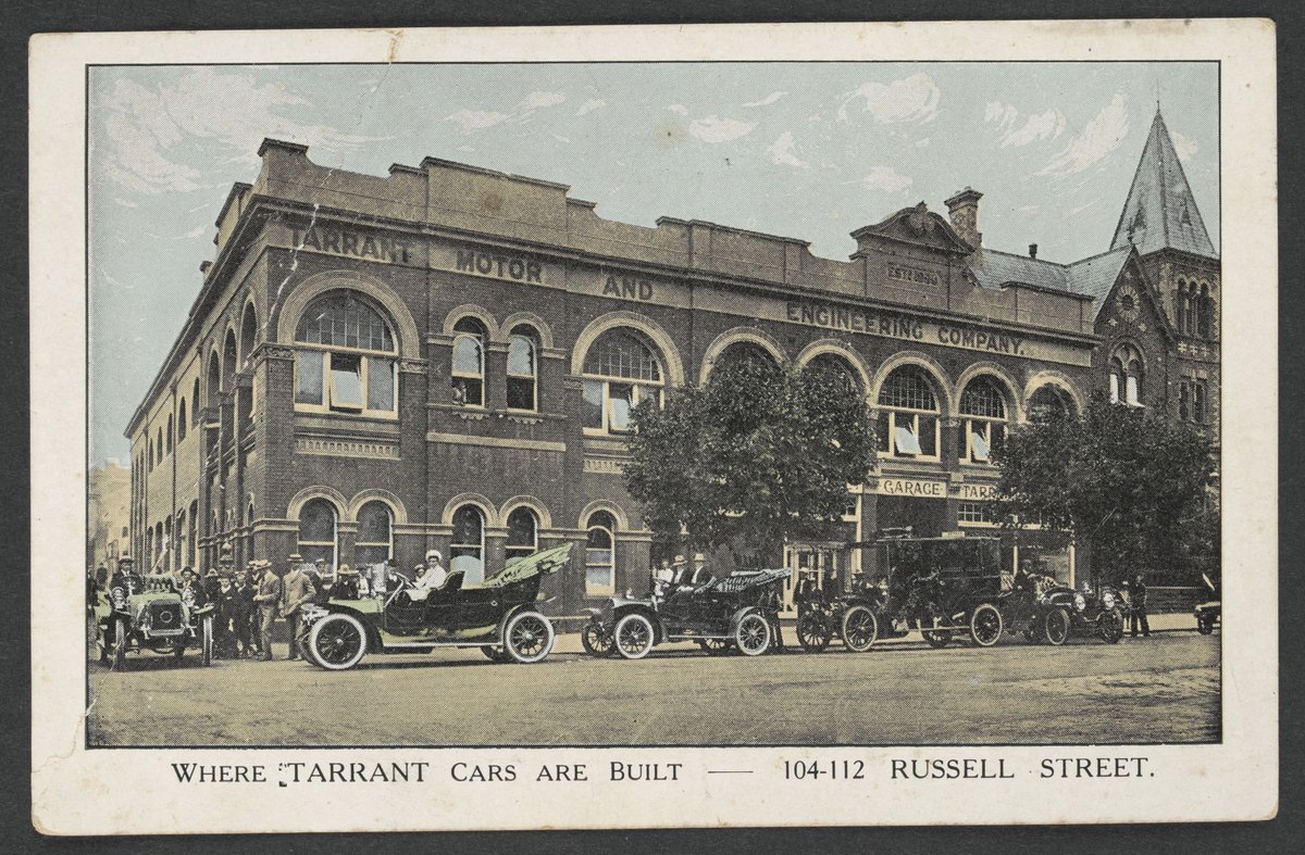 Where TARRANT Cars are Built - 104-112 RUSSELL STREET, Melbourne City (1900–30)
