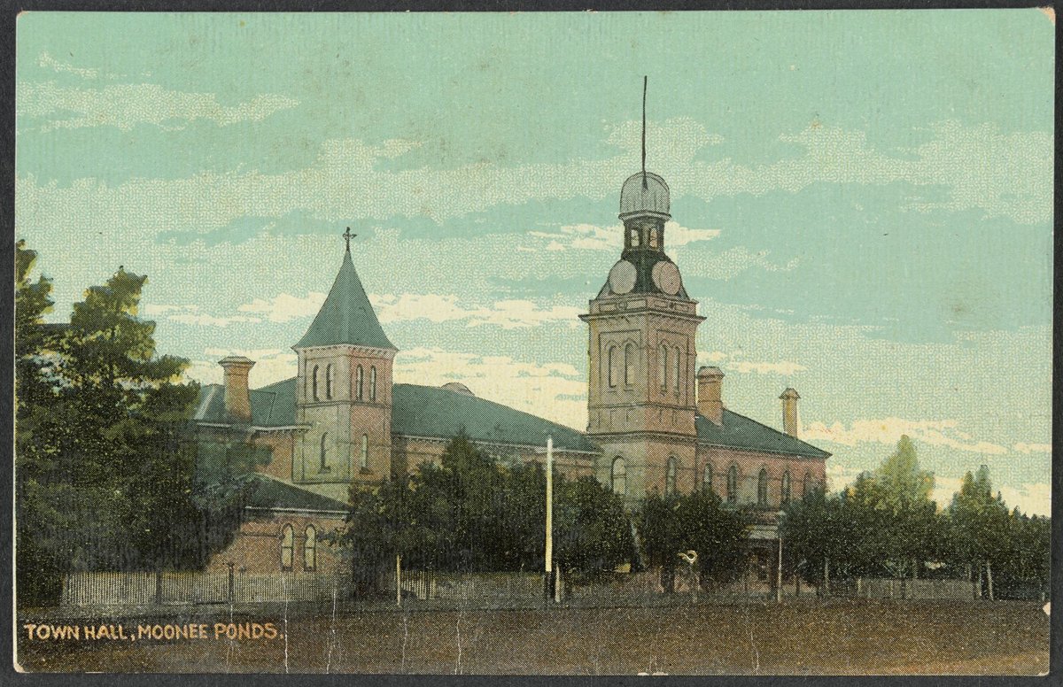 Town Hall, Moonee Ponds (1908?)