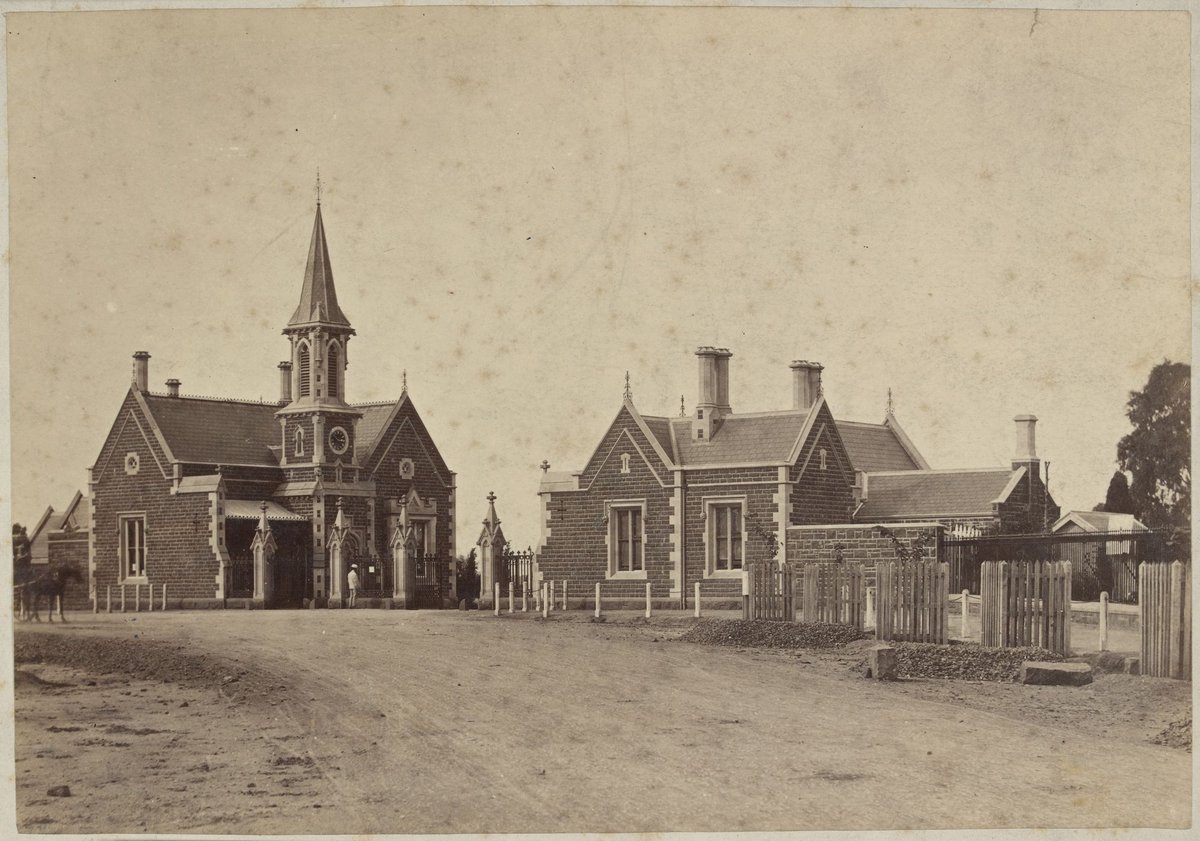 The cemetery, Melbourne, Carlton (1880)