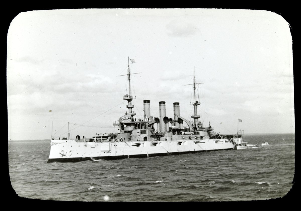 The "Minnesota" in Port Phillip Bay, 1908