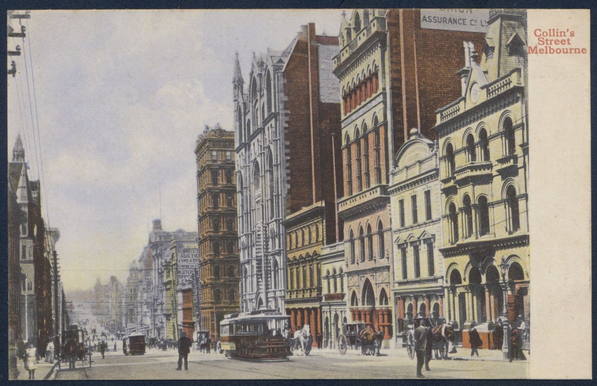Collin's Street Melbourne (1900s)