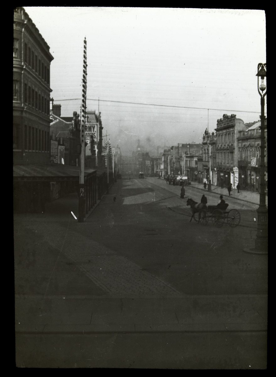 Bourke St. Melb. [i.e. Melbourne] looking West [from Spring Street], Melbourne City (1900–05)