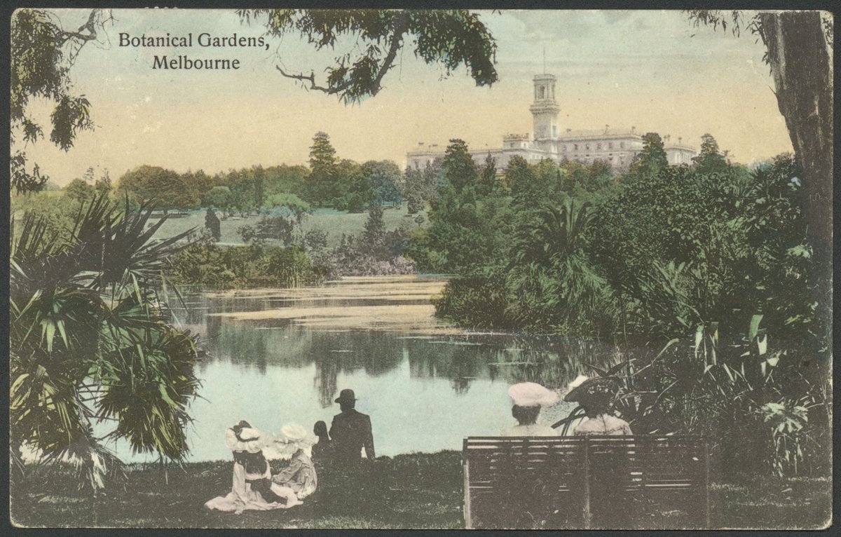 Botanical Gardens, Melbourne, Melbourne City (c. 1906)