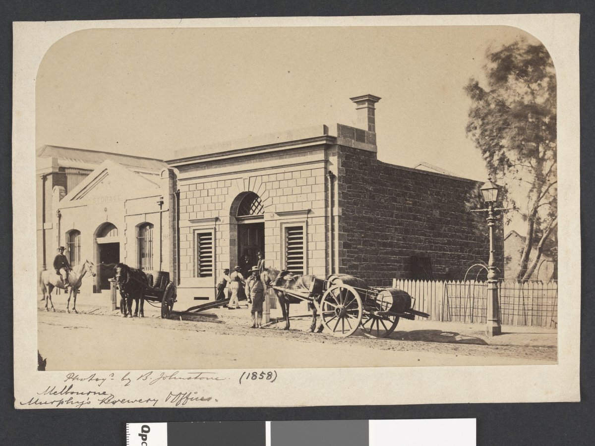 Murphy's Brewery Offices. Melbourne (1858)