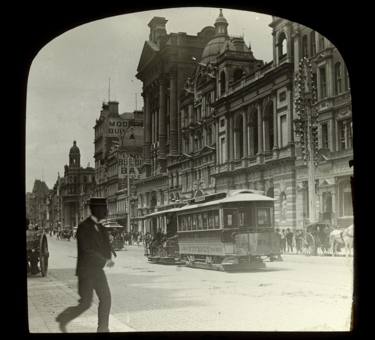 Collins St, Melbourne City (c. 1894)