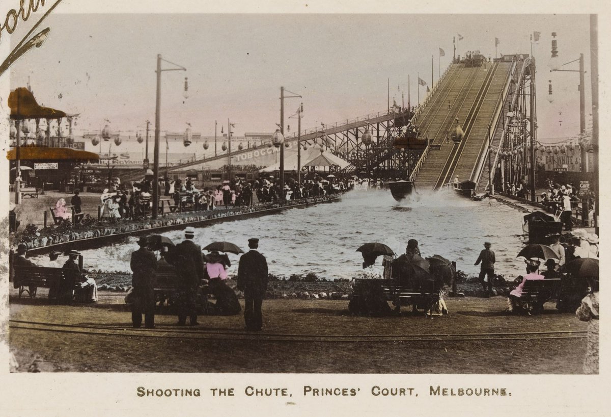 Shooting the Chute, Prince's Court, Melbourne (c. 1907)