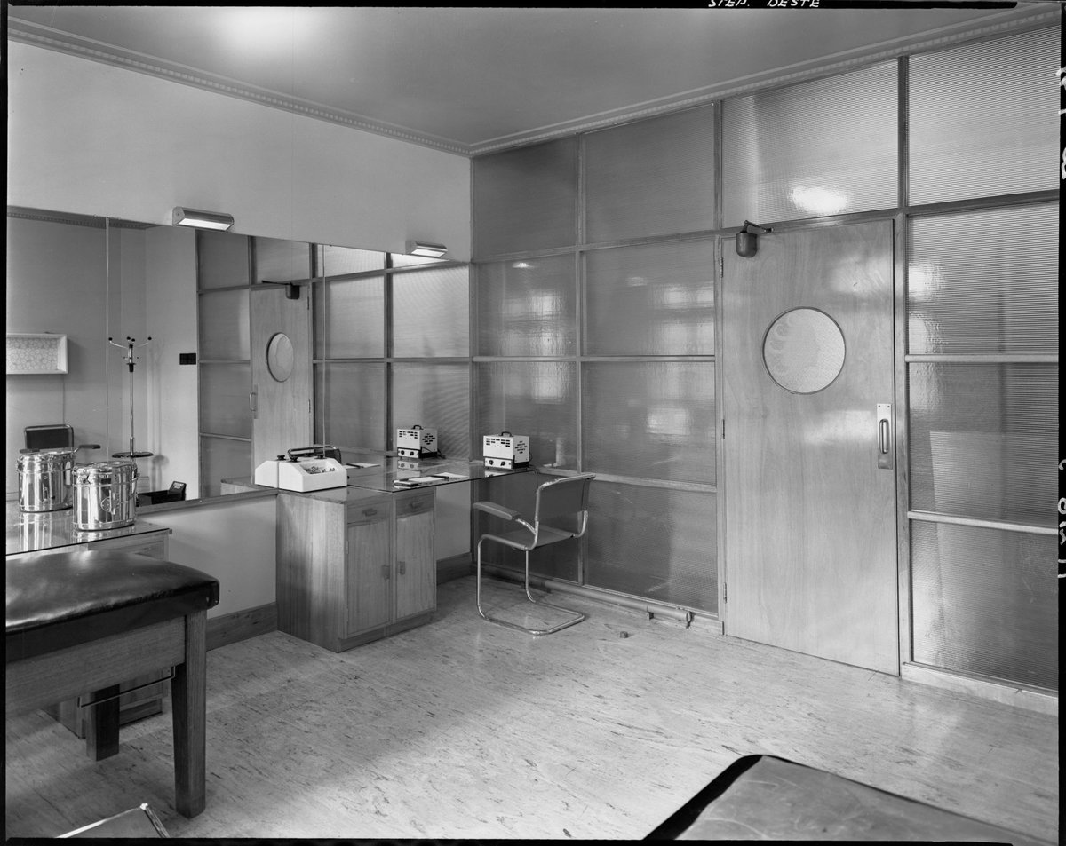 Consulting room, Stephanie Deste Beauty Lodge, 1st floor, Brooks Building, 59-65 Elizabeth St. Melbourne, Melbourne City (1948)