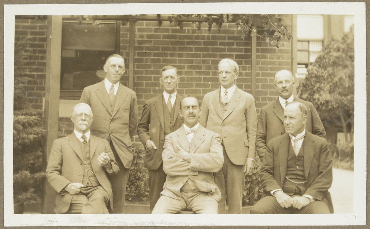 Group portrait of executives of Bryant & May, Richmond (1927)